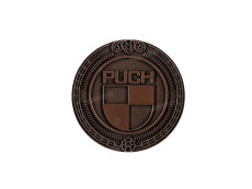 Badge / emblem Puch logo Bronze 47mm RealMetal